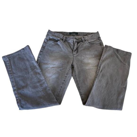 LRL Ralph Lauren Jeans Classic Straight Gray Size 6 - Picture 9 of 9